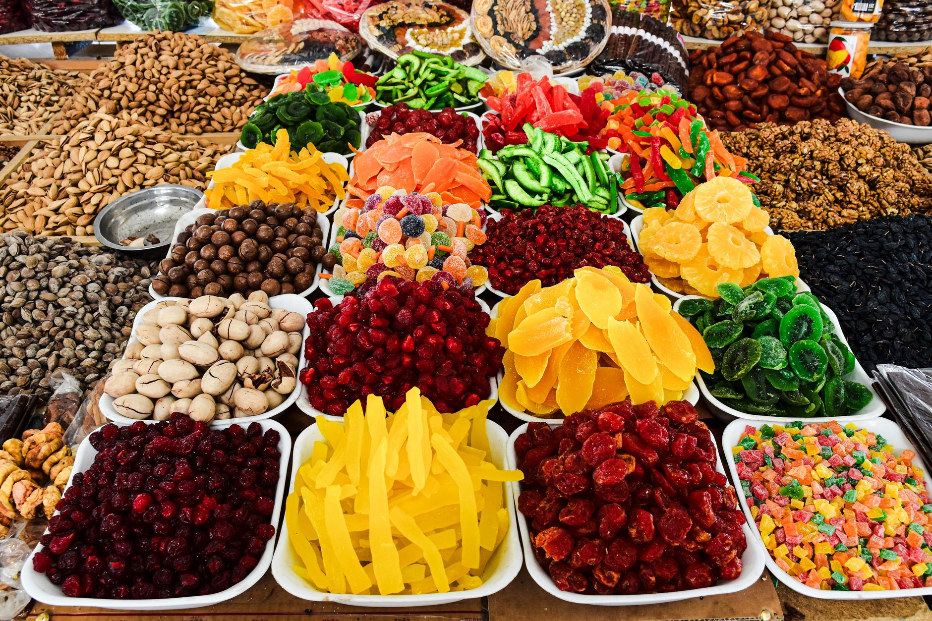 Dried Fruit and Nut Vendors