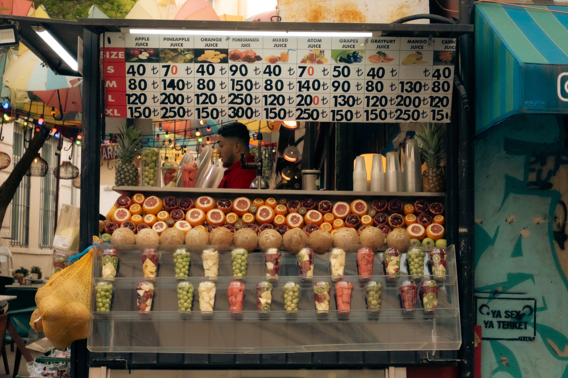 Orange Juice Stalls