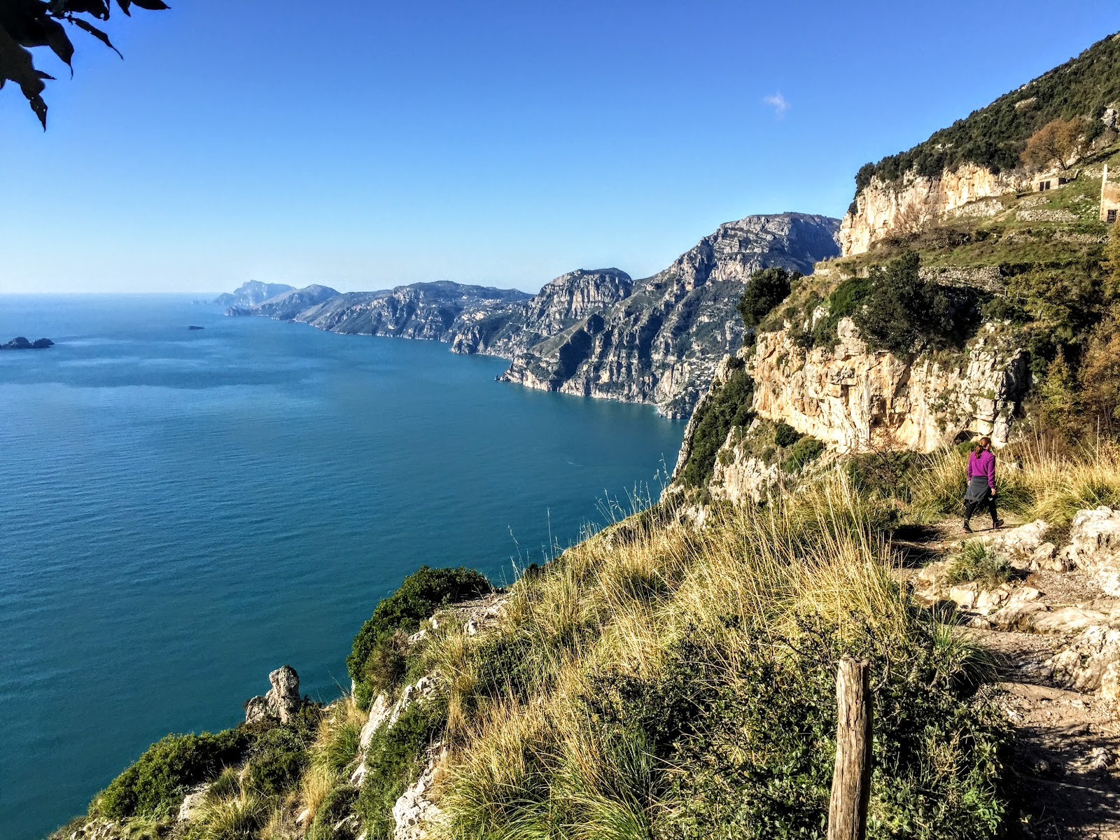 Sentiero degli Dei access point at Conca dei Marini