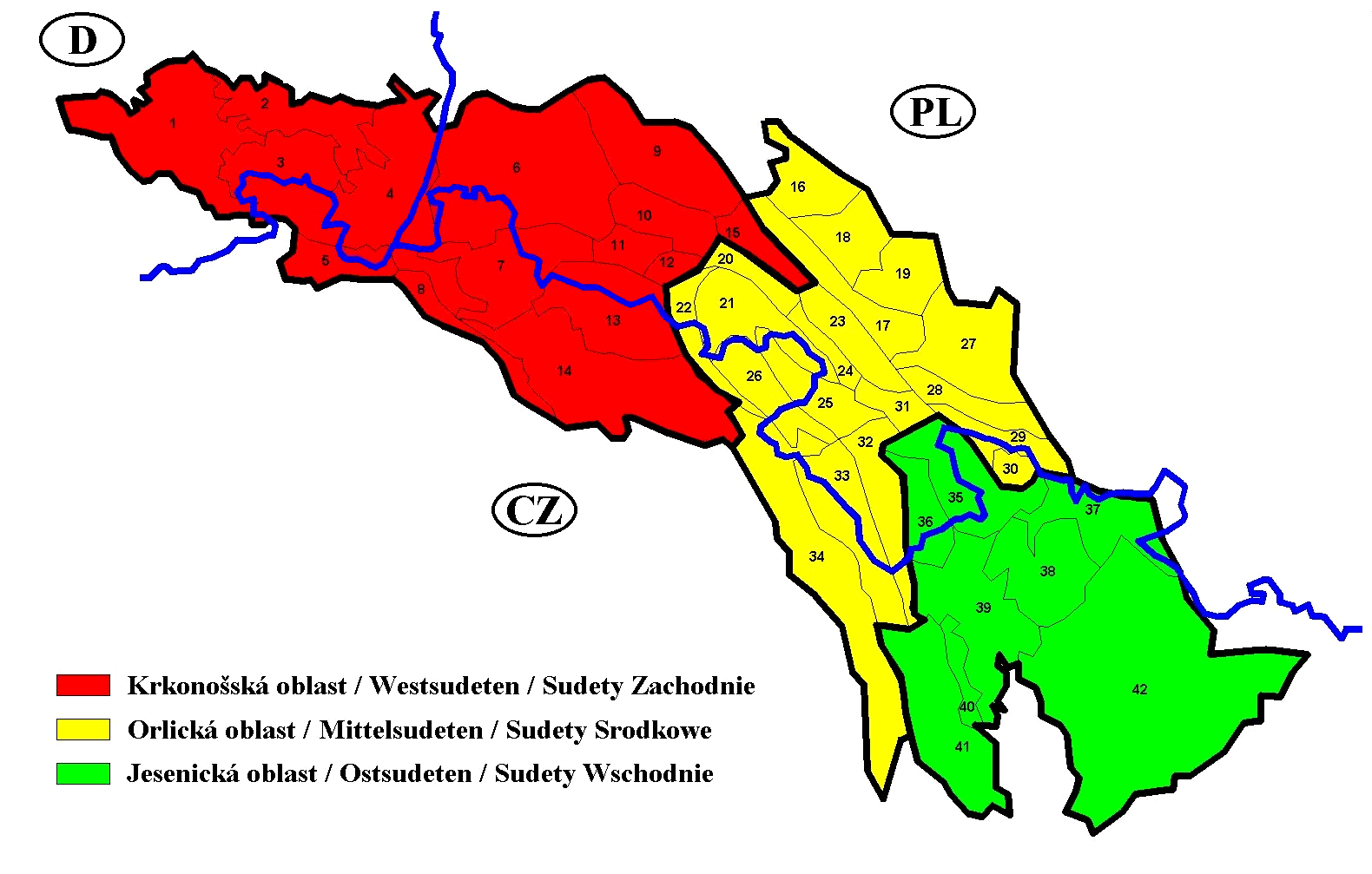 Sudeten Mountains (Karkonosze)