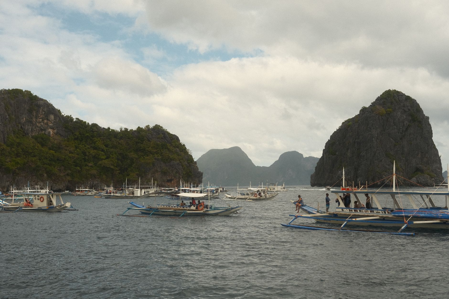 Islands & tropical — travellers enjoying it