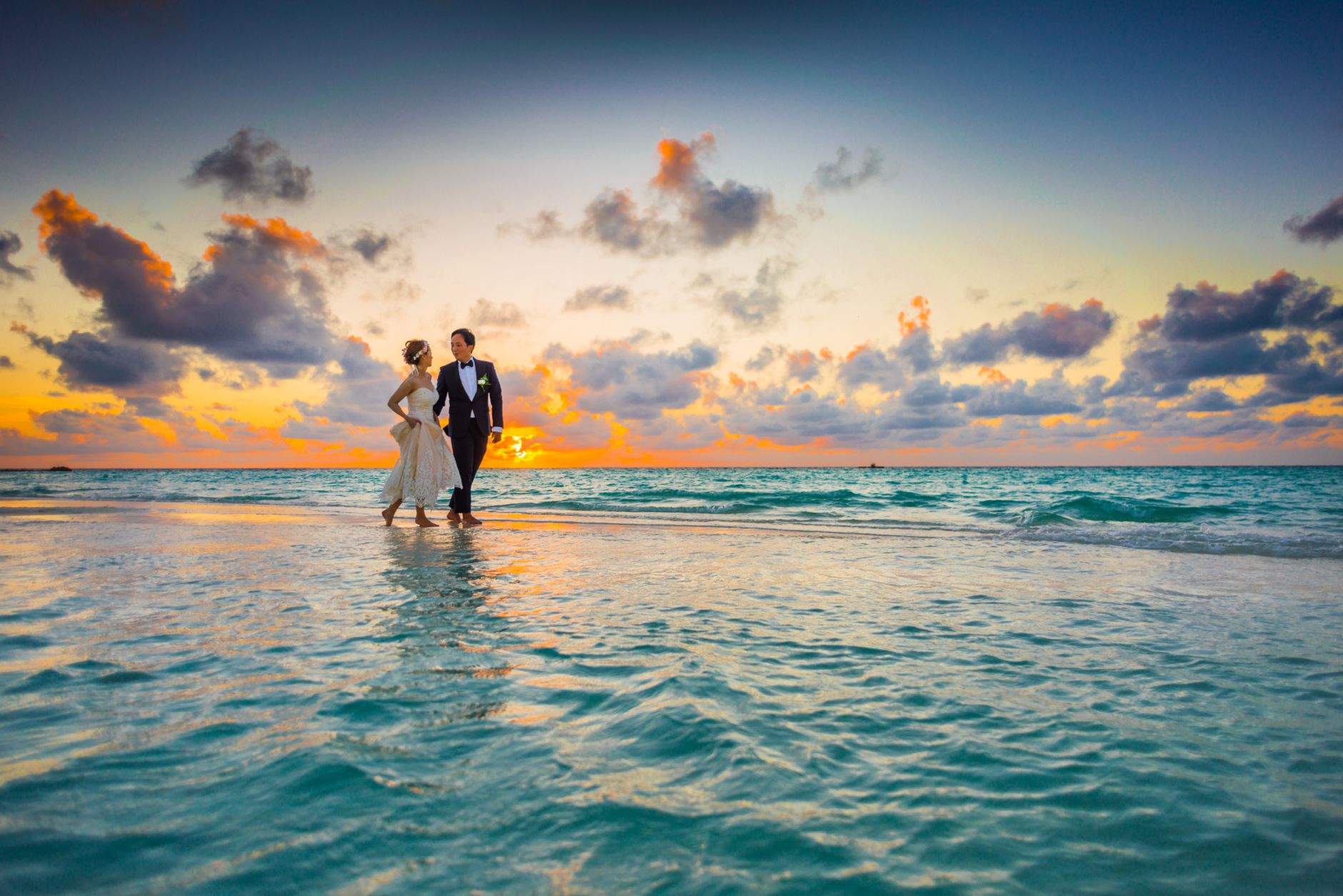 Romantic getaway — travellers enjoying it